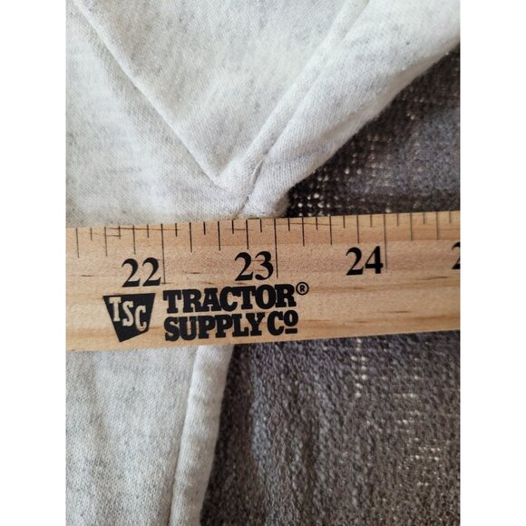 VTG 80s Sun Triangle Sweatshirt L Bahamas 1/4 Zip Drawstring USA Rainbow Unisex - Picture 7 of 9